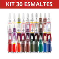 Kit Esmaltes Impala Atacado Diversas Cores Kit Manicure Mãos e Pés